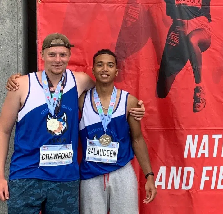 Gold and Silver at National Track and Field Championships