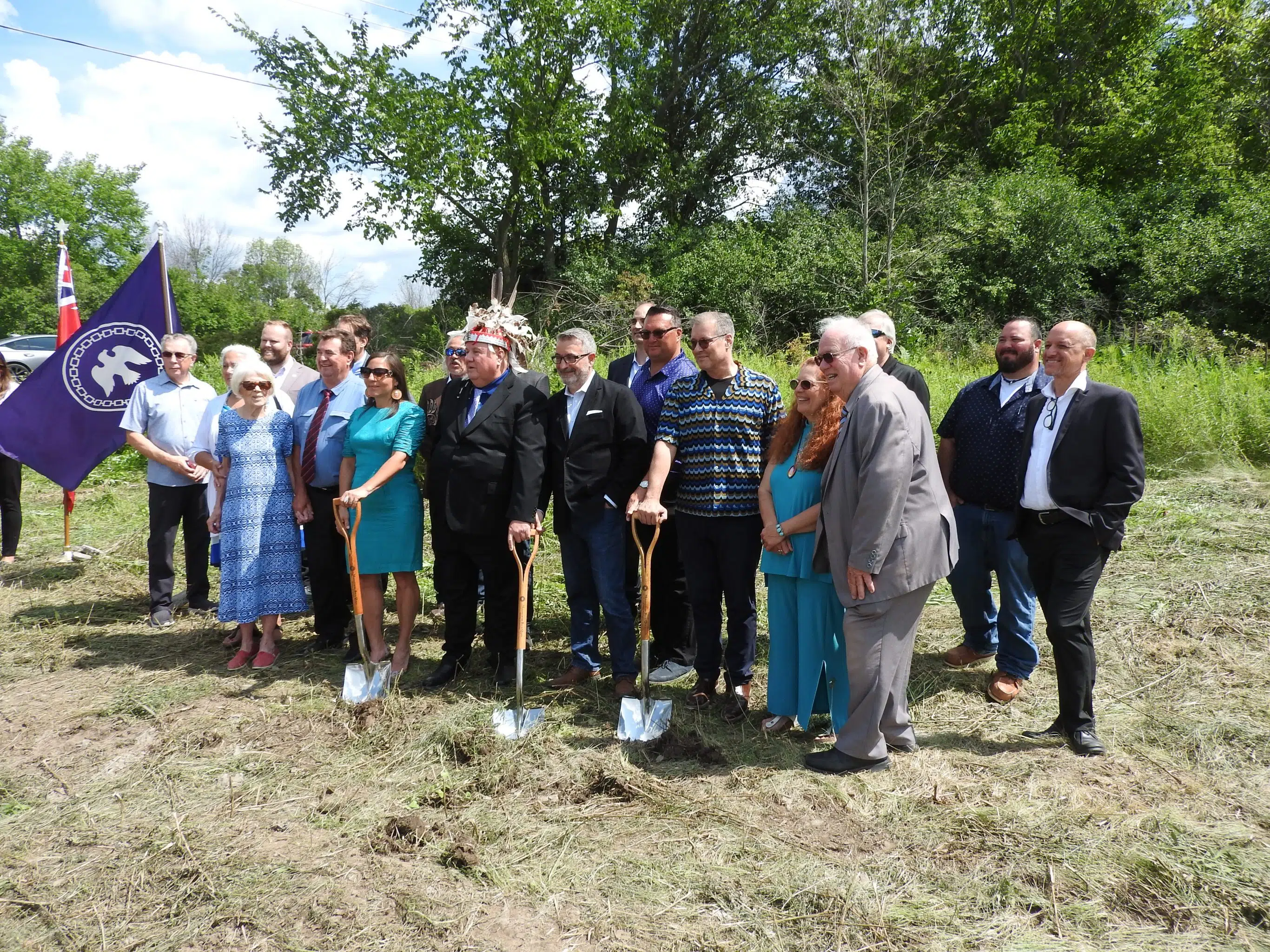 Sod-turning ceremony for new long-term care home in Tyendinaga Mohawk Territory