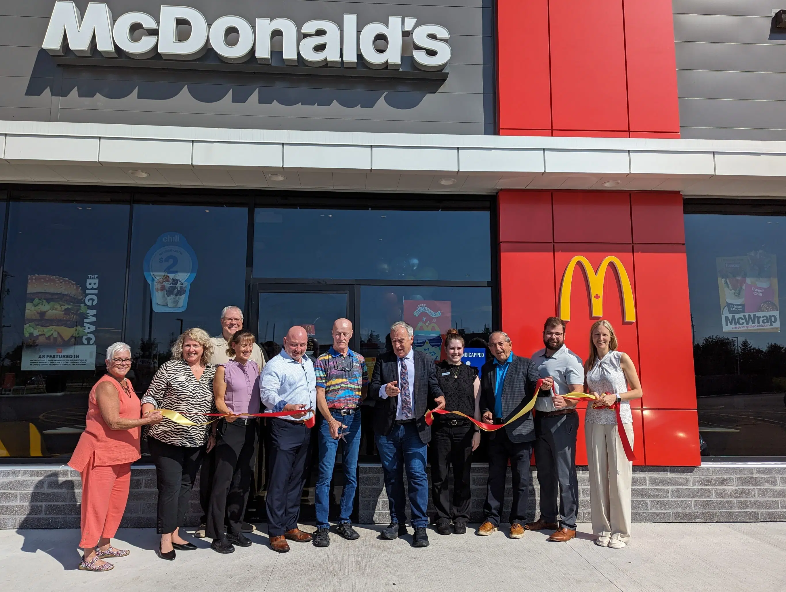 Grand opening of new McDonald's in Belleville