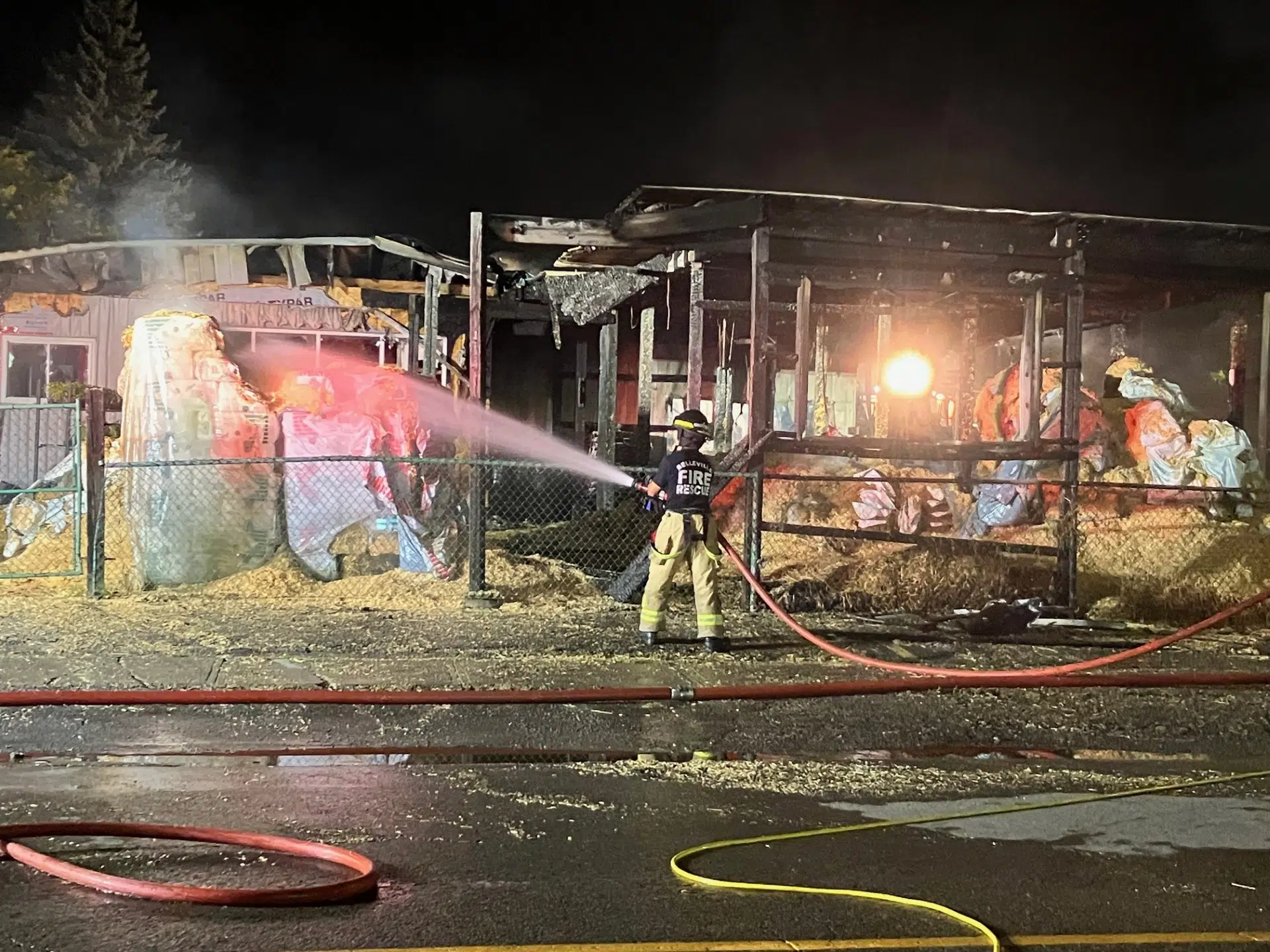 Flames destroy part of landmark garden centre