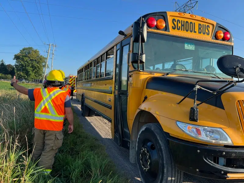 Minor bus collision on first day of school