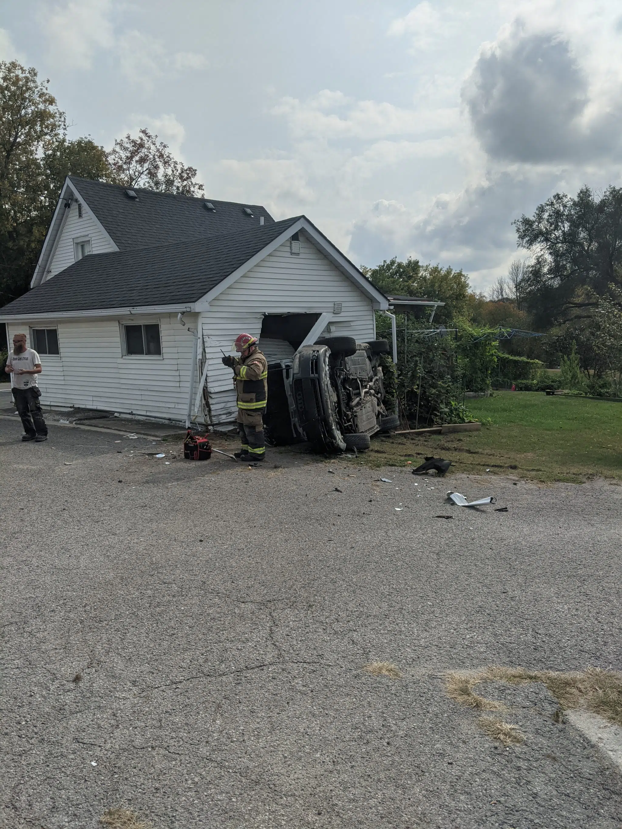 UPDATE: Car hits home