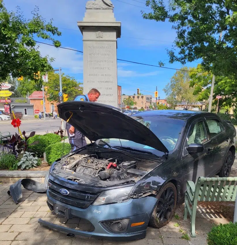 County Cenotaph Crash in Picton