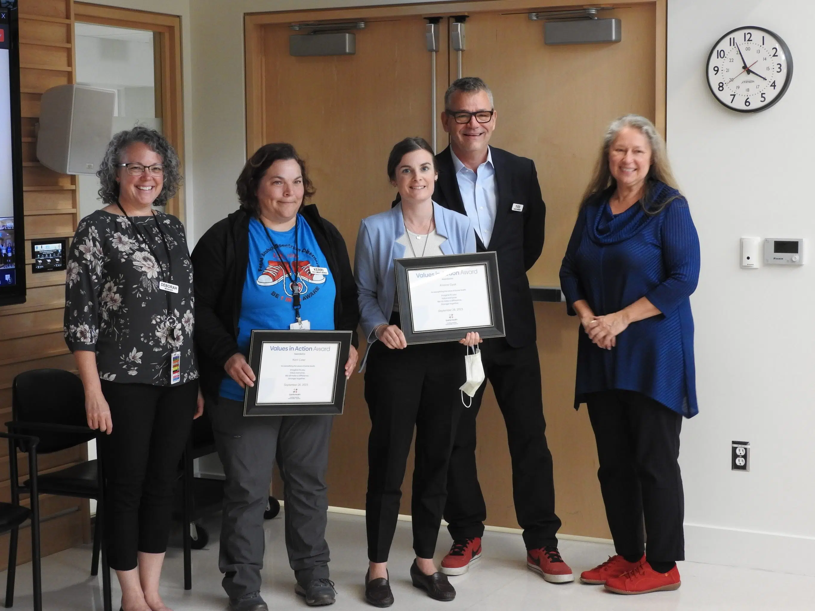 Recognition for work with those with Fetal Alcohol Spectrum Disorder