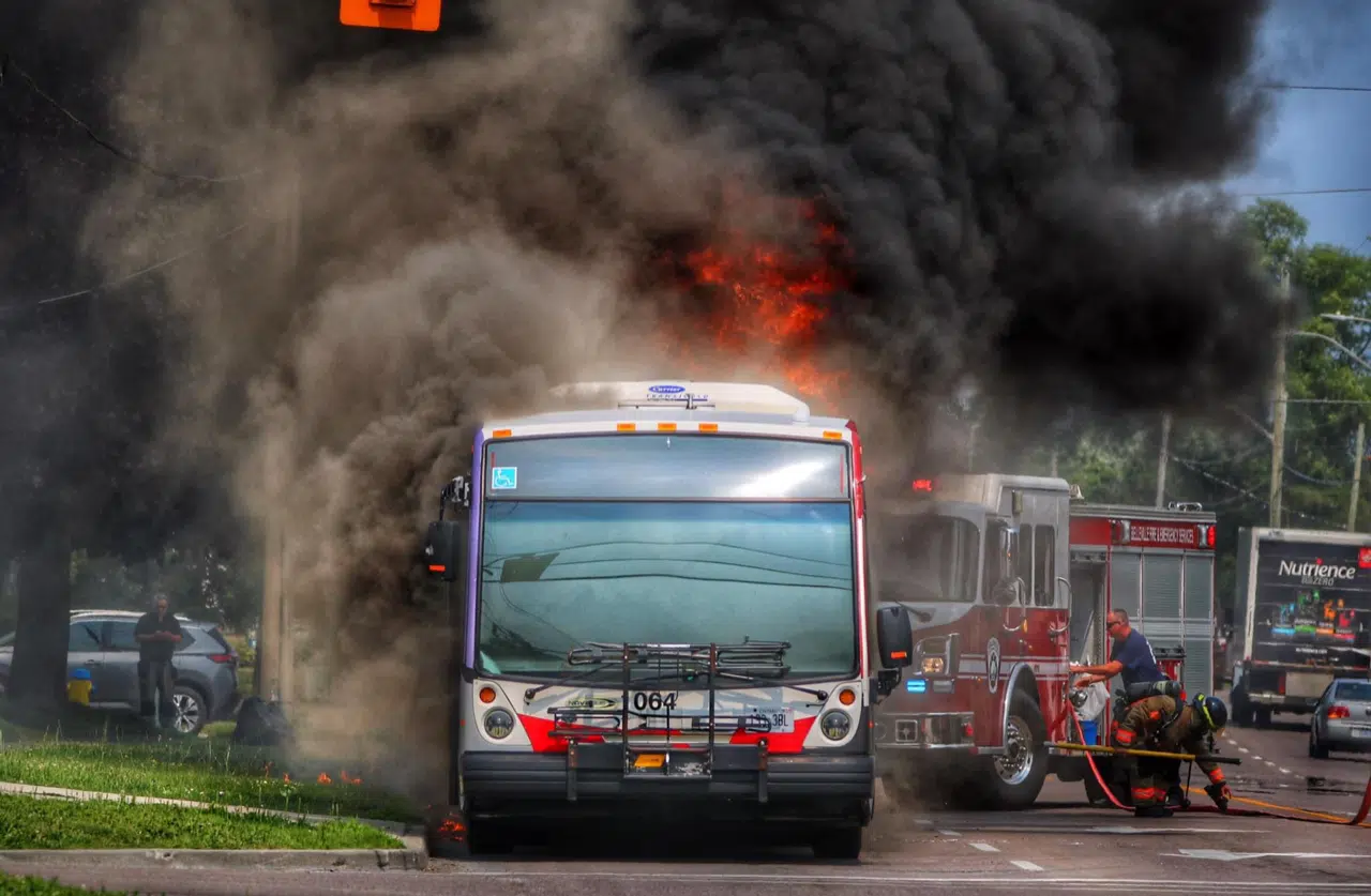 Charred bus to be replaced