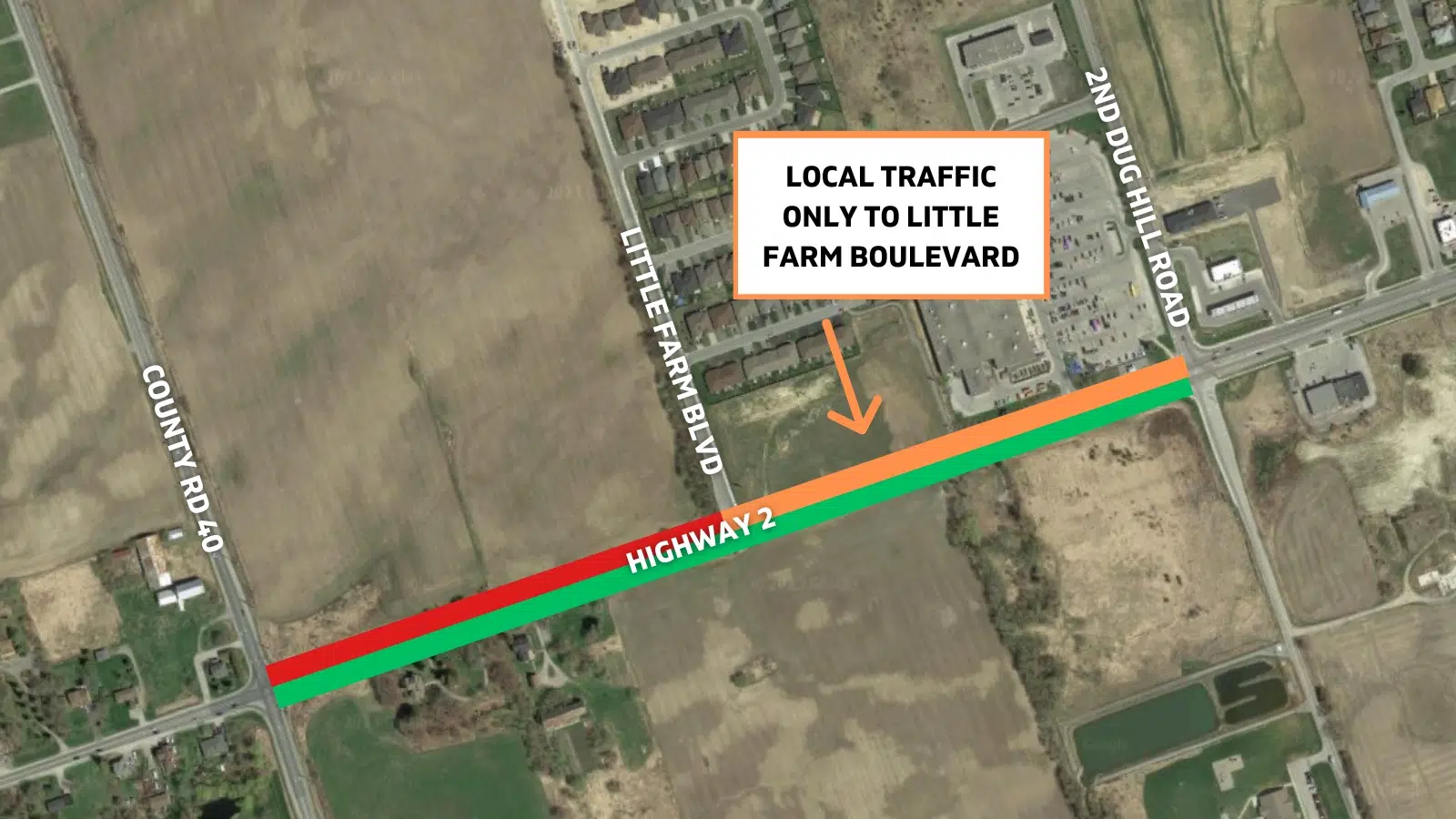 Highway 2 westbound road closure starting Wednesday