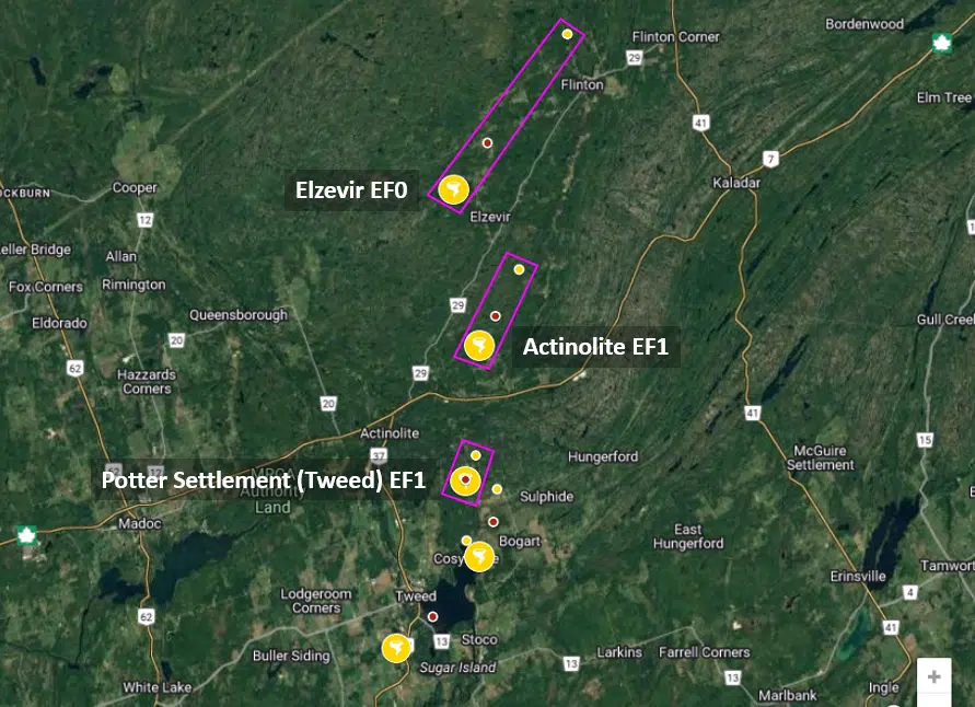 New trio of tornadoes confirmed near Tweed