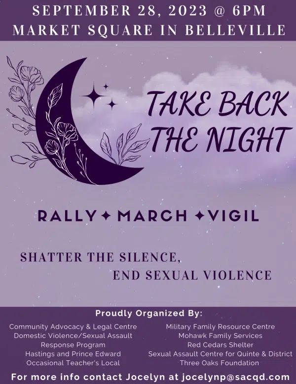 Take Back the Night on Thursday