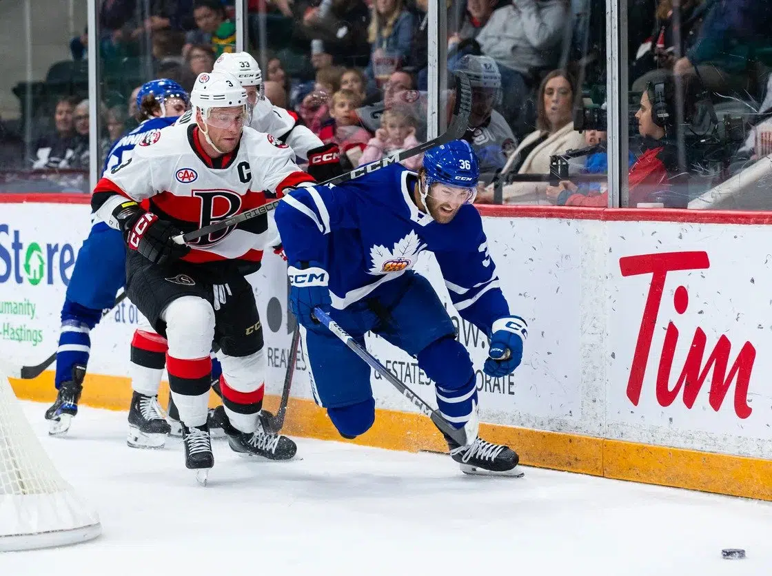 Belleville Senators fall to the Toronto Marlies in a shootout