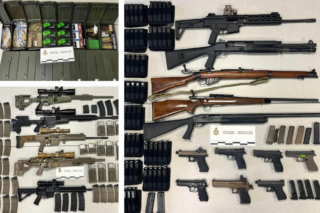 Prohibited weapons found in shipment to CFB Trenton; RCAF Major charged