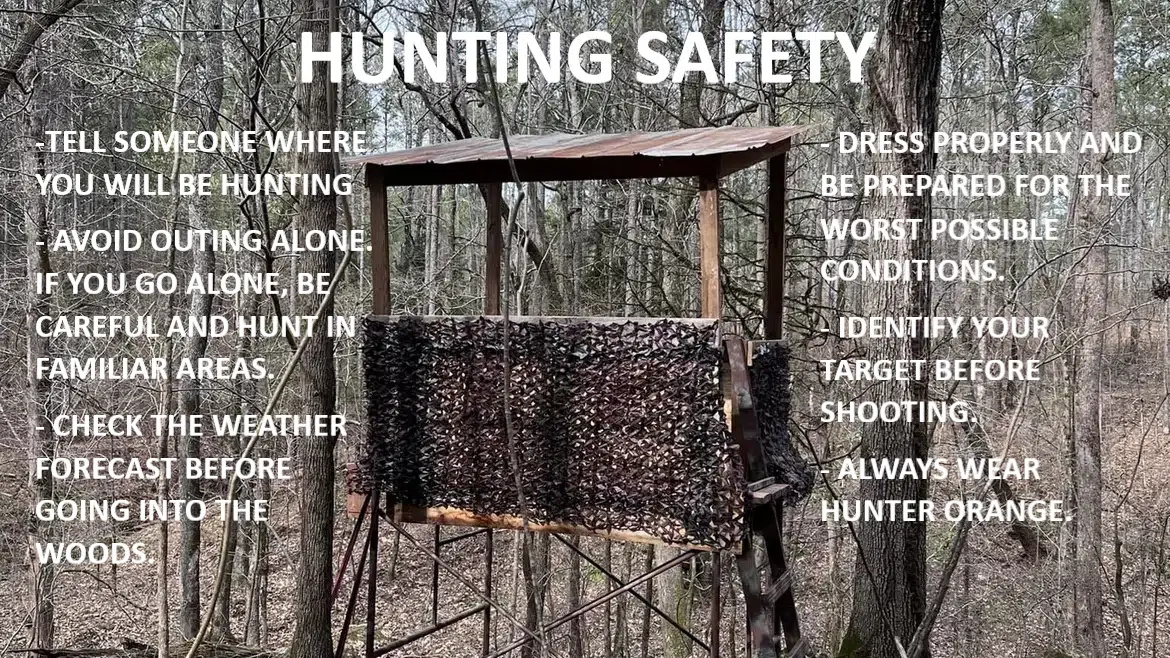 Beware during hunting season