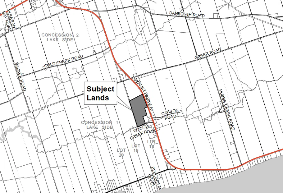 Loyalist Parkway property rezoned for estate winery