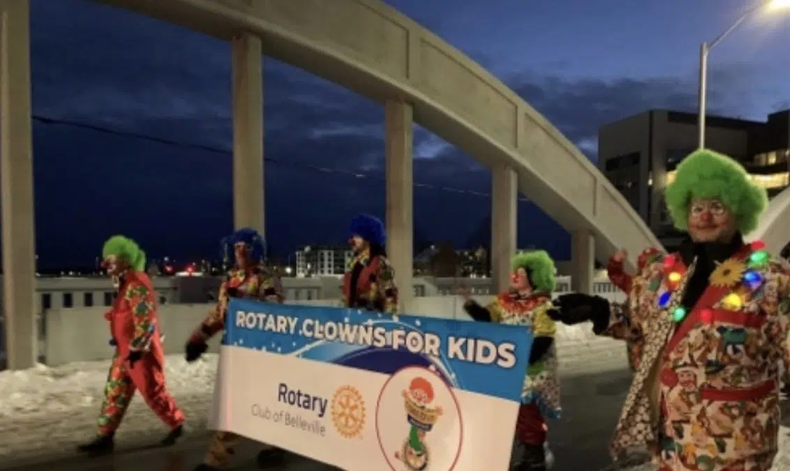 BSens coach, player joining Clowns for Kids at Santa Claus Parade