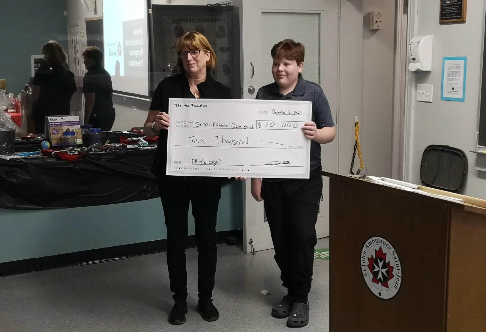 Therapy dog program receives major donation