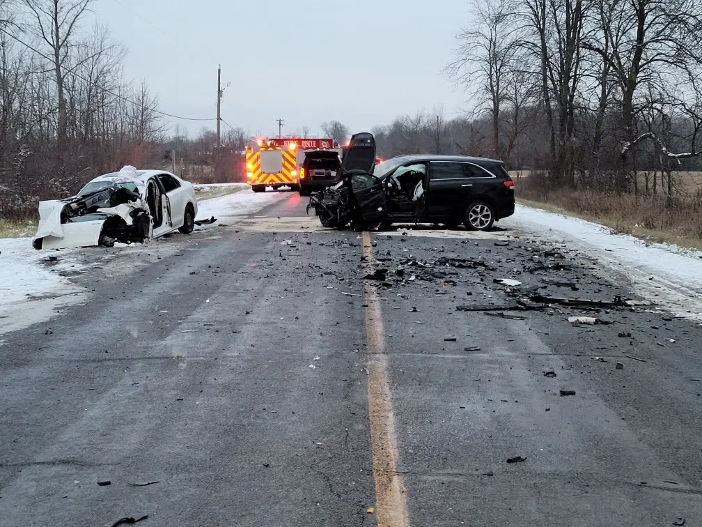 "Major injuries" in head-on collision on Highway 2