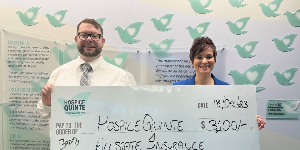 $3,000 raised for Hospice Quinte - Vimarsana News