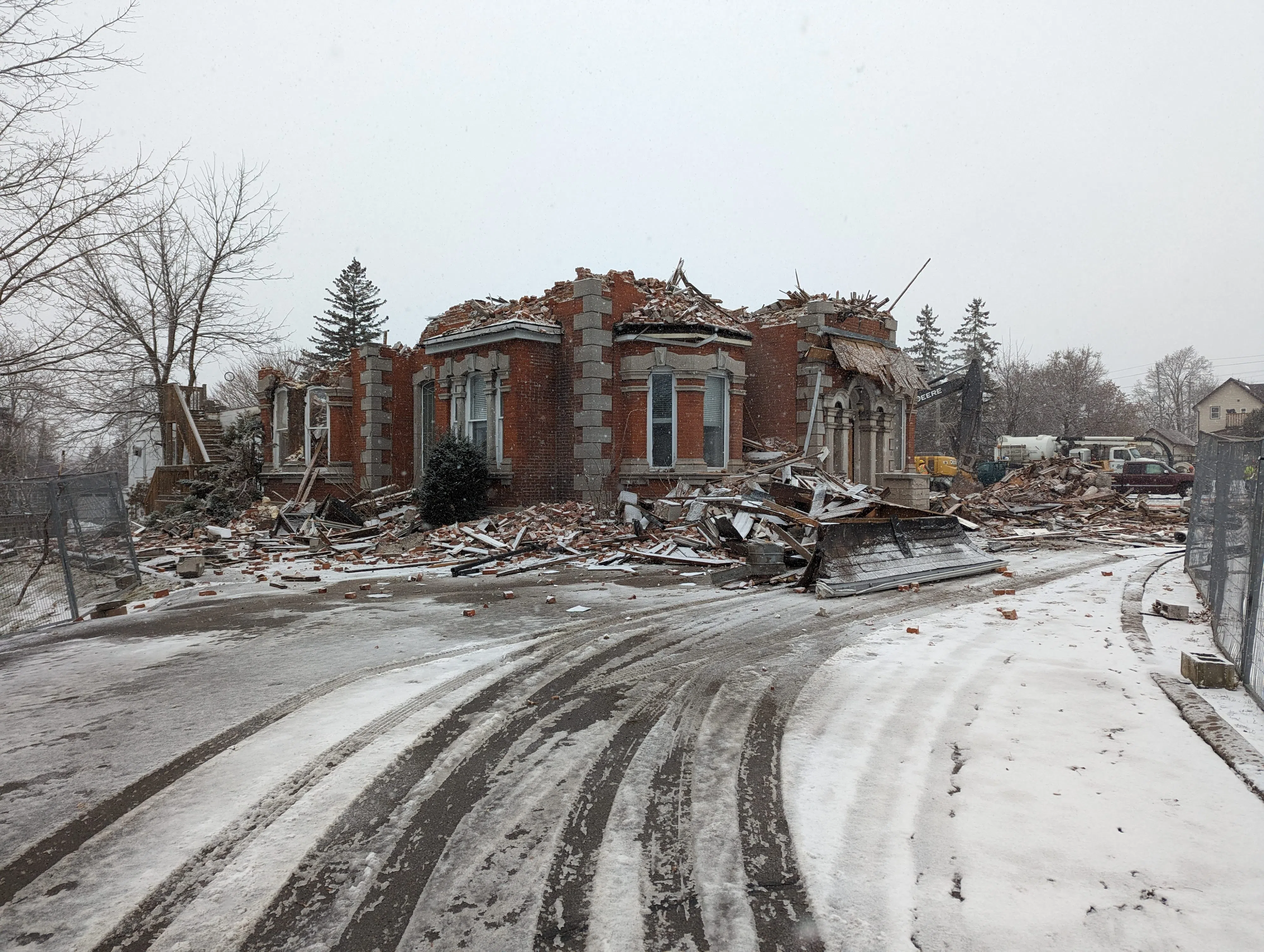 Demolition of Coleman Castle begins