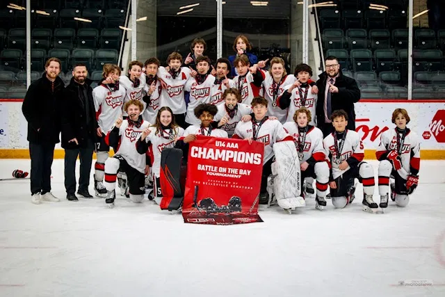 U14 Quinte Red Devils champions of Battle of the Bay