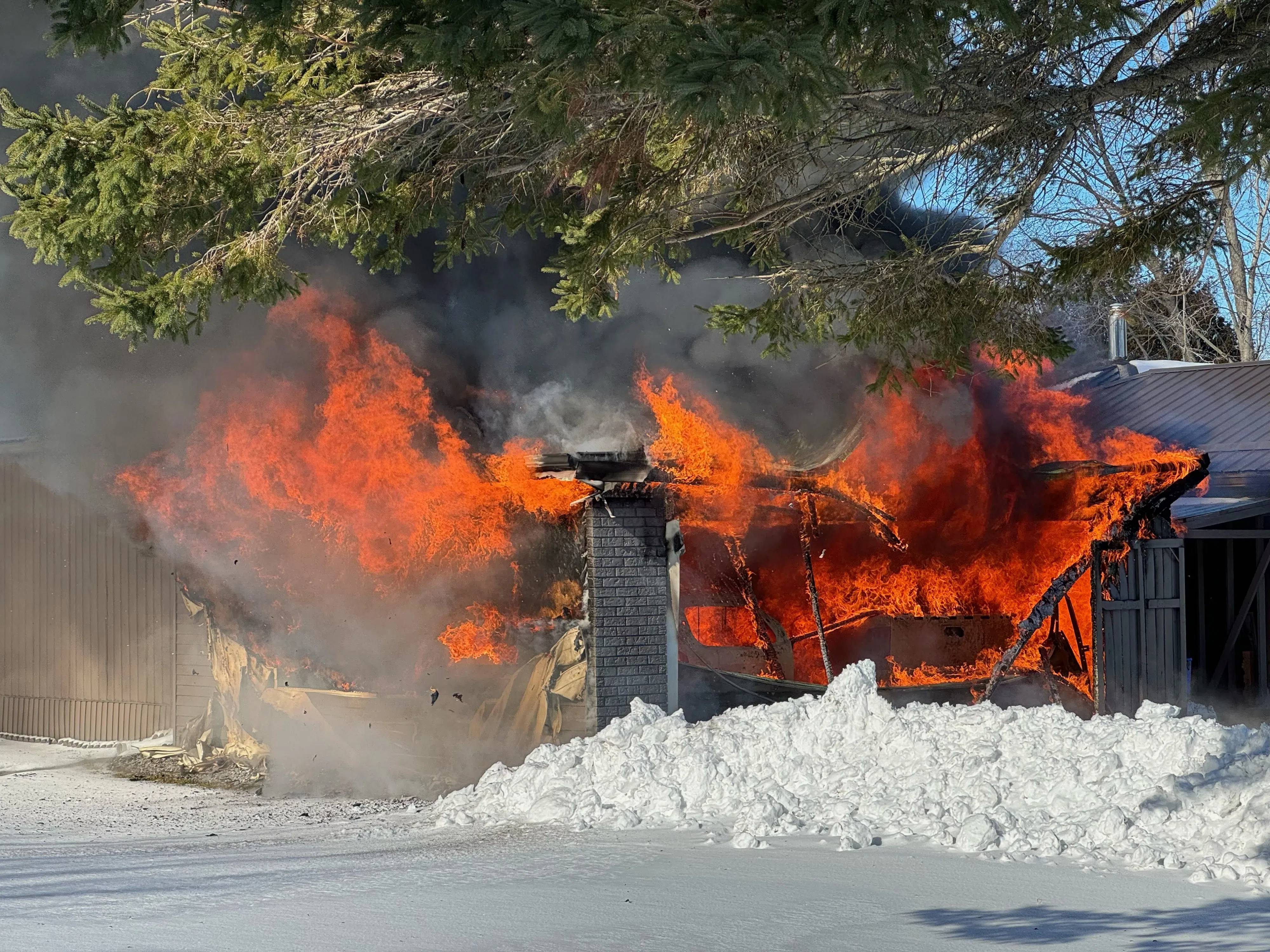 No injuries after garage fire in Quinte West