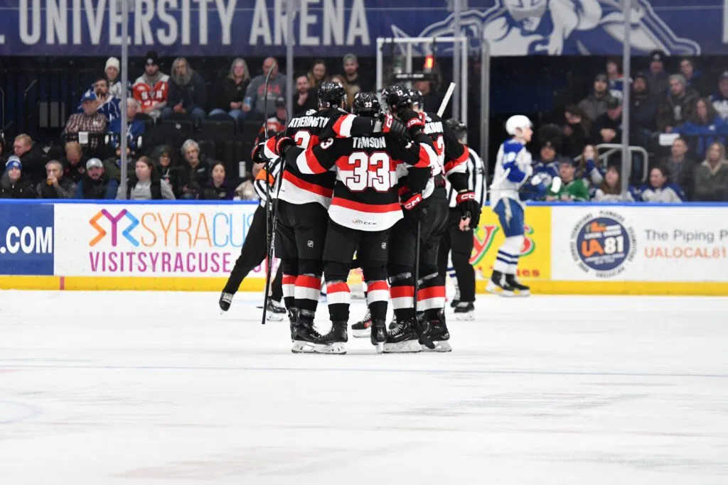 Belleville Sens top Syracuse Crunch