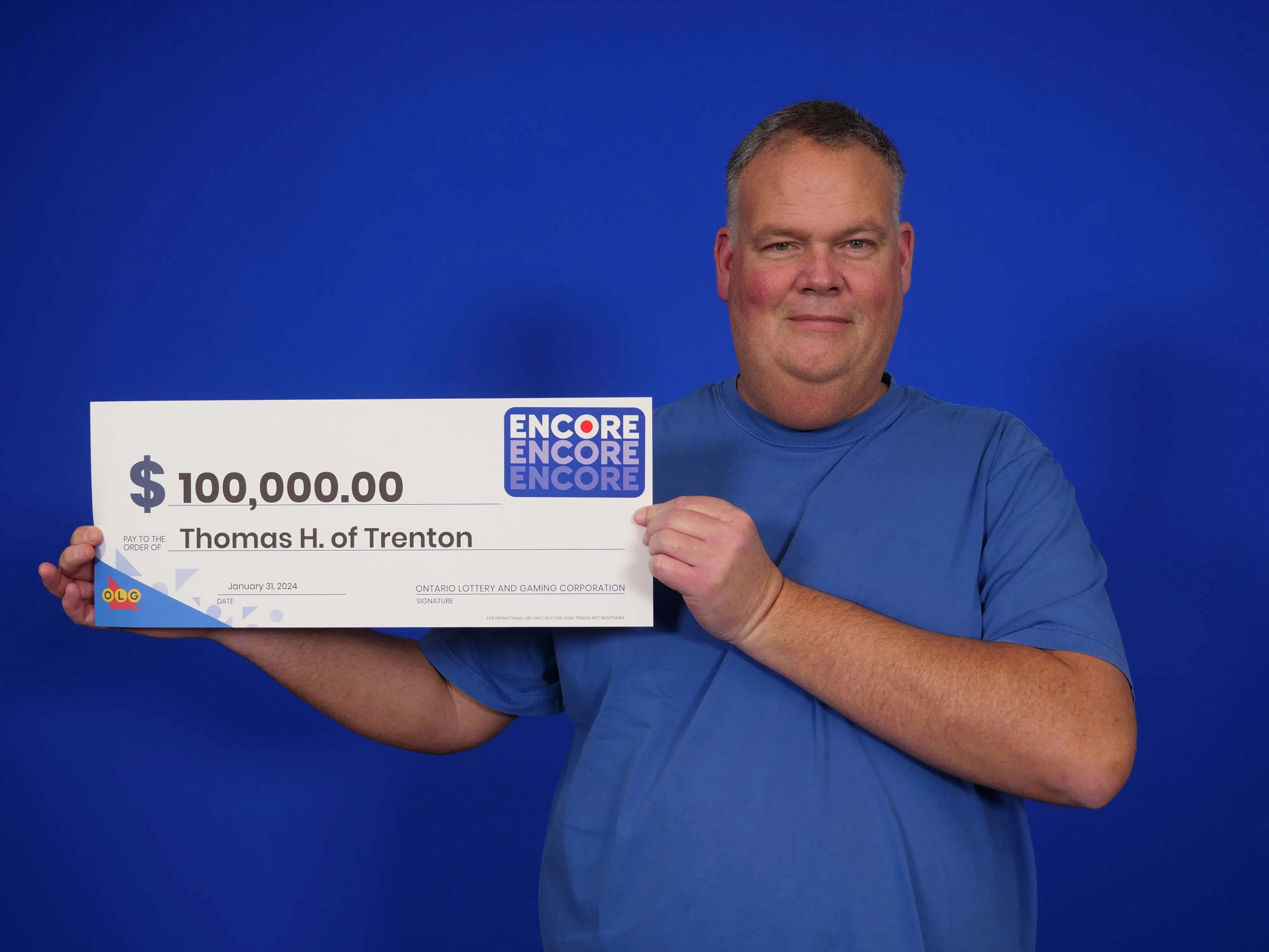Trenton resident $100,000 richer
