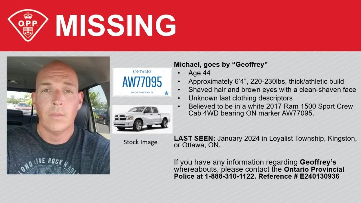 Police Seek Missing Man Quinte News 4252