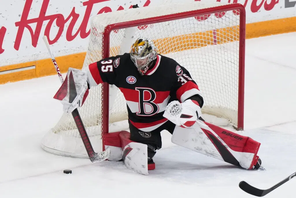 Magnificent Merilainen leads Sens shutout