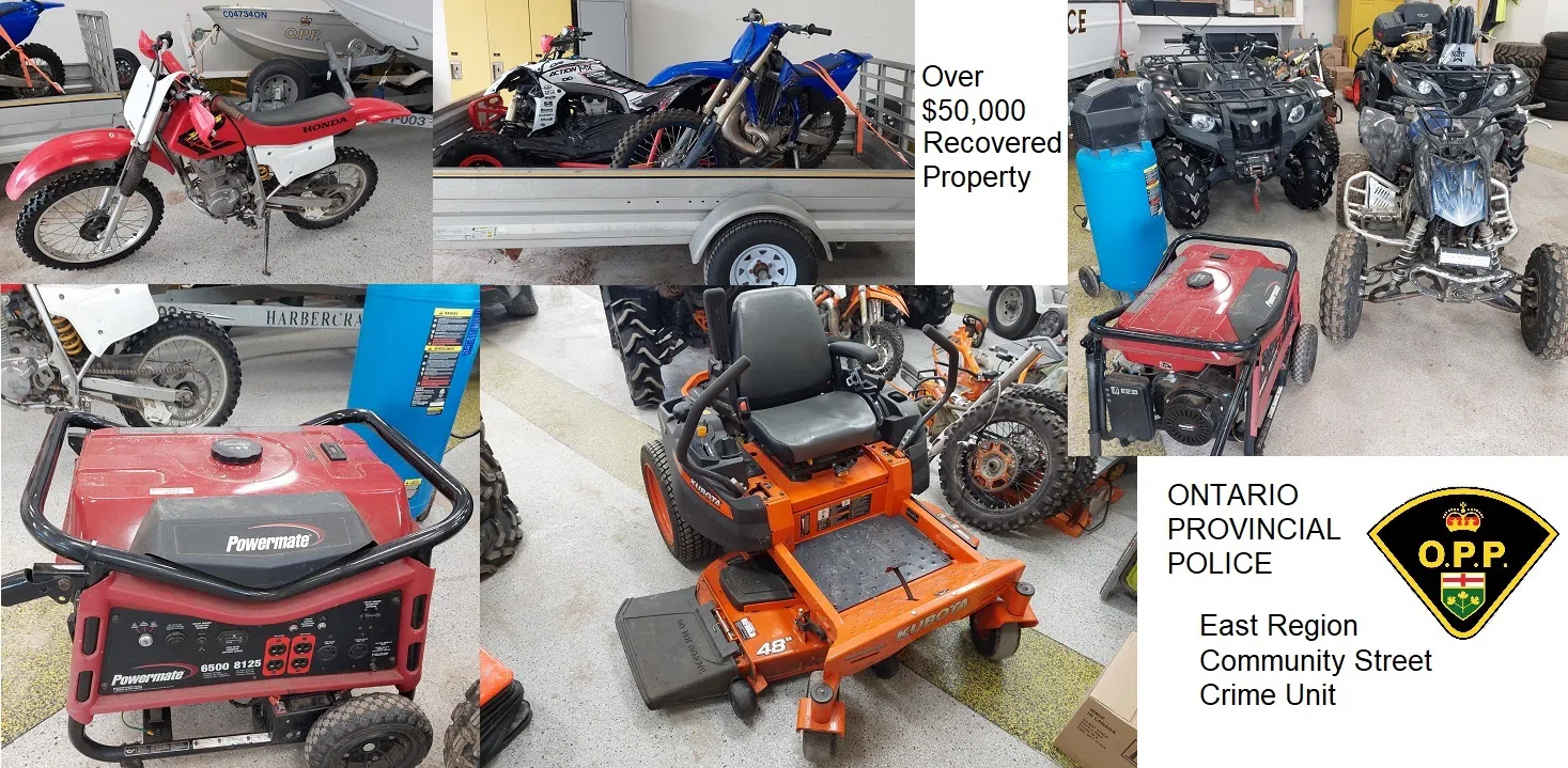 $50,000 in stolen property recovered in Prince Edward County