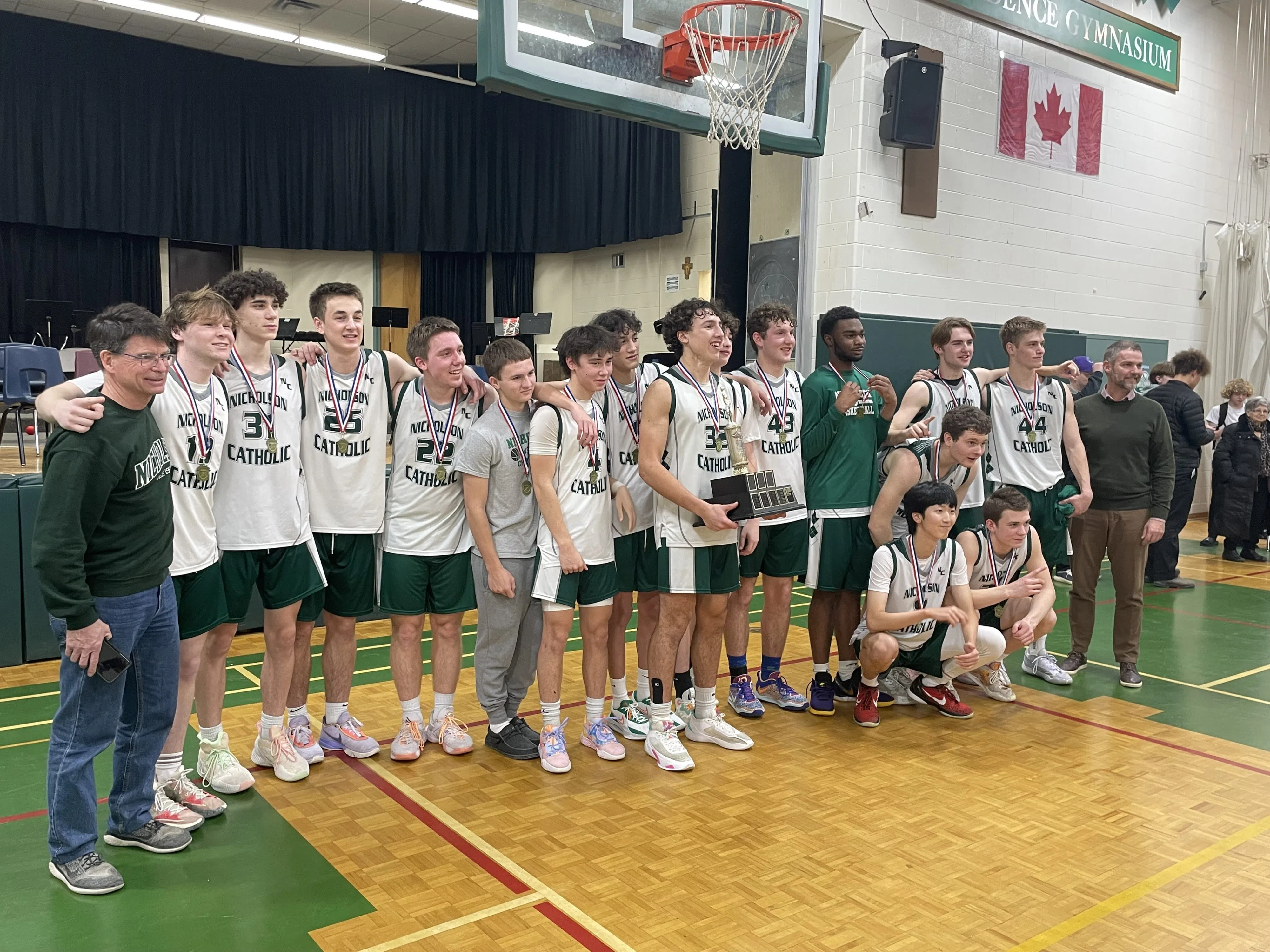 Nicholson sweeps Bay of Quinte Basketball