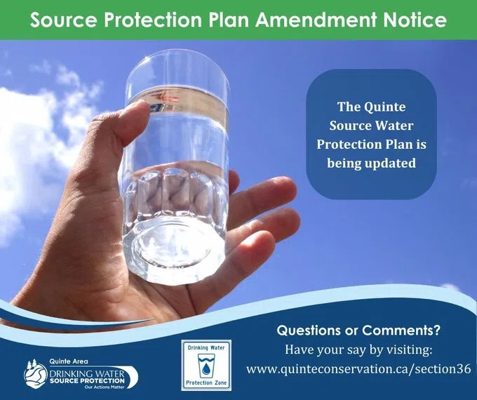 Public consultation underway on Quinte Conservation Source Protection Plan amendments