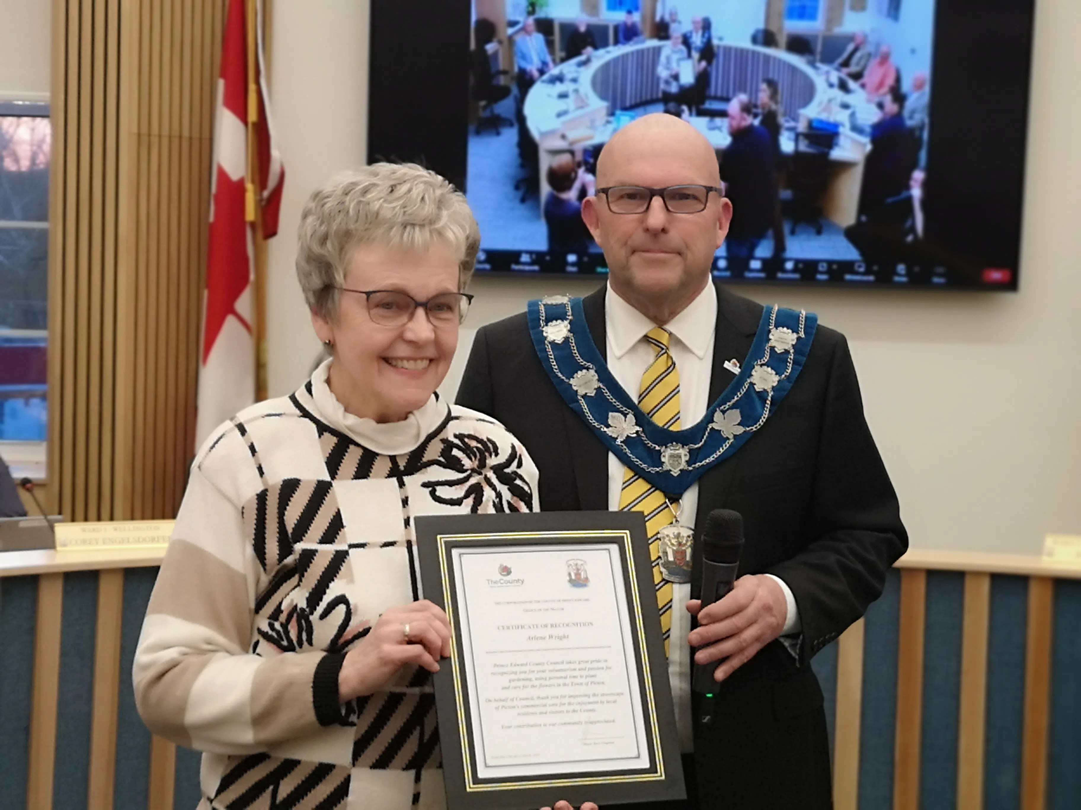 Civic award for Picton gardener