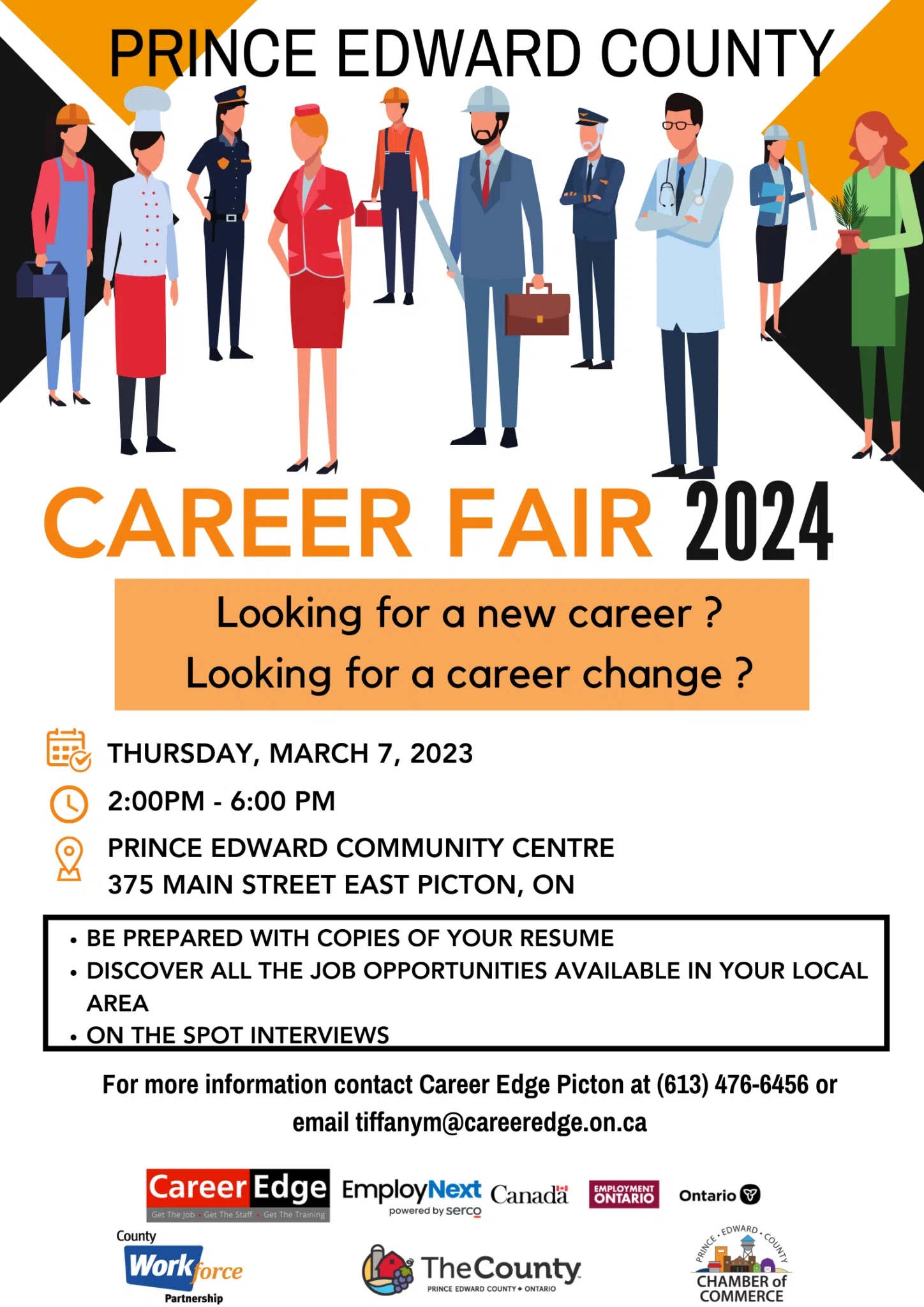 Career fair in Picton this week