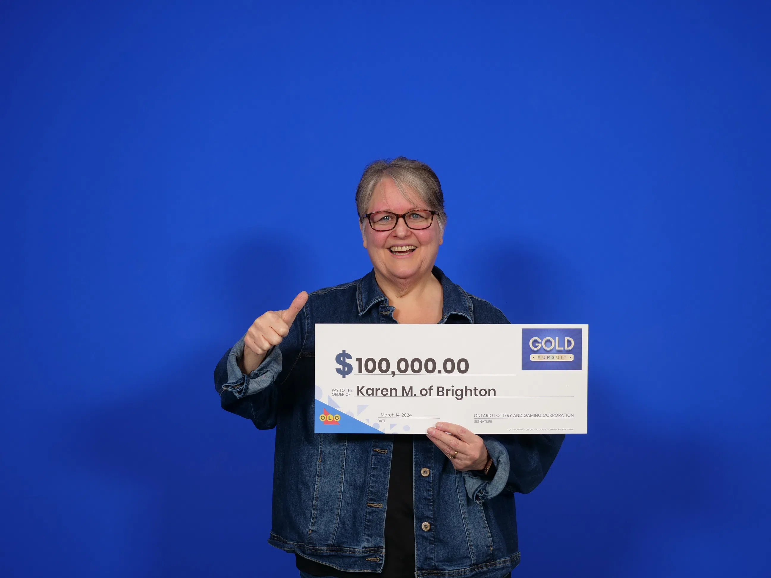 Brighton woman $100,000 richer