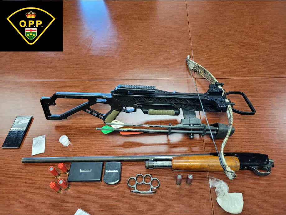 Weapons, cocaine seized in Picton