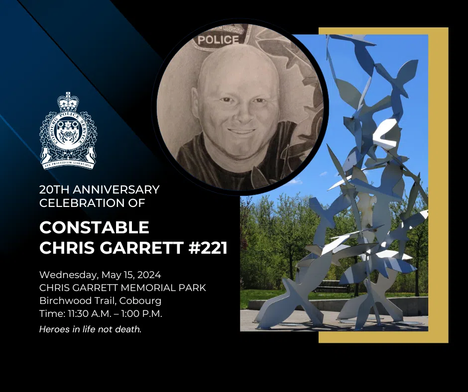 20th Anniversary Celebration of Constable Chris Garrett