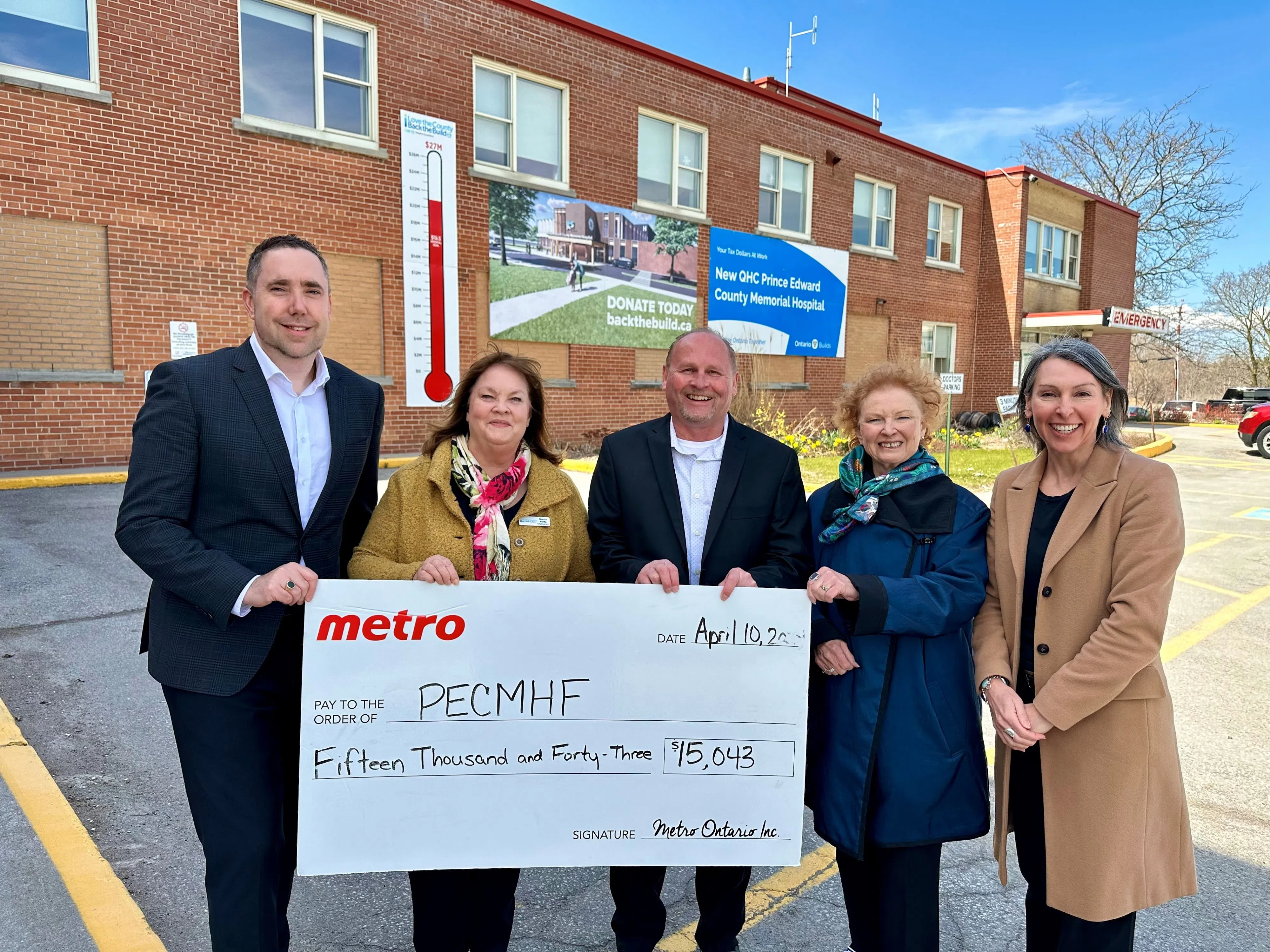 Metro store comes through for new hospital