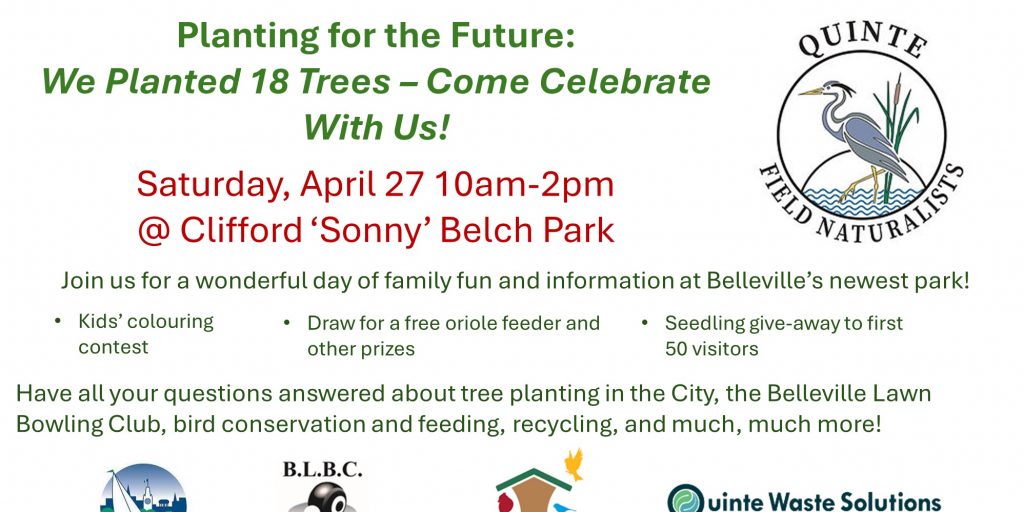 Community event hosted by Quinte Field Naturalists - Vimarsana News