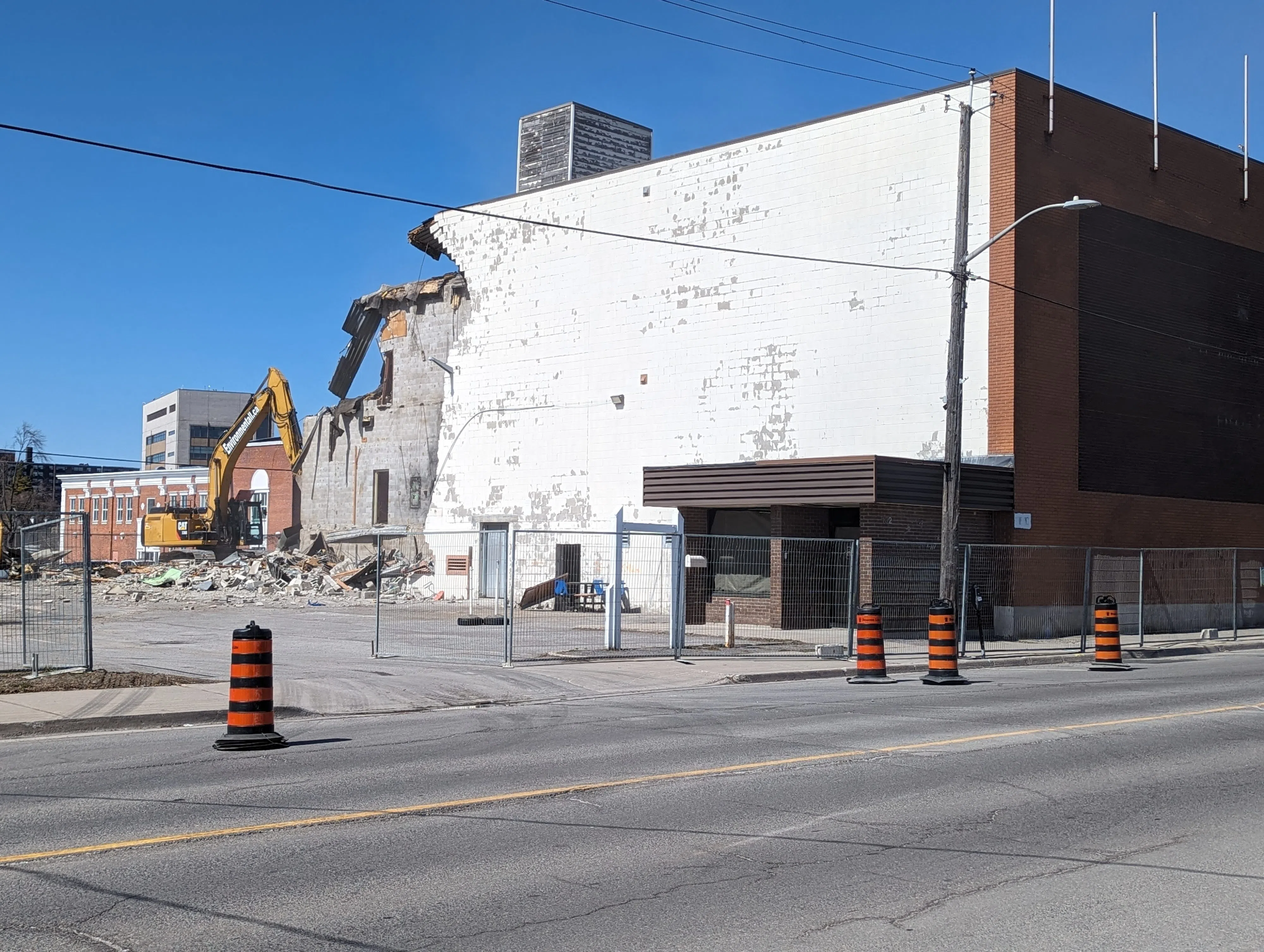 Demolition of former Legion building begins