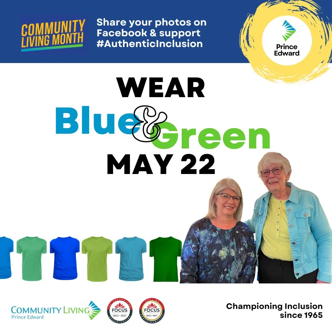 Blue and Green Shirt Day in Prince Edward County
