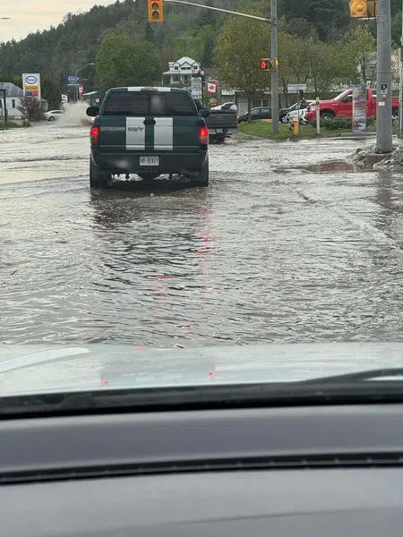 Beaver dam bursts, part of Bancroft flooded