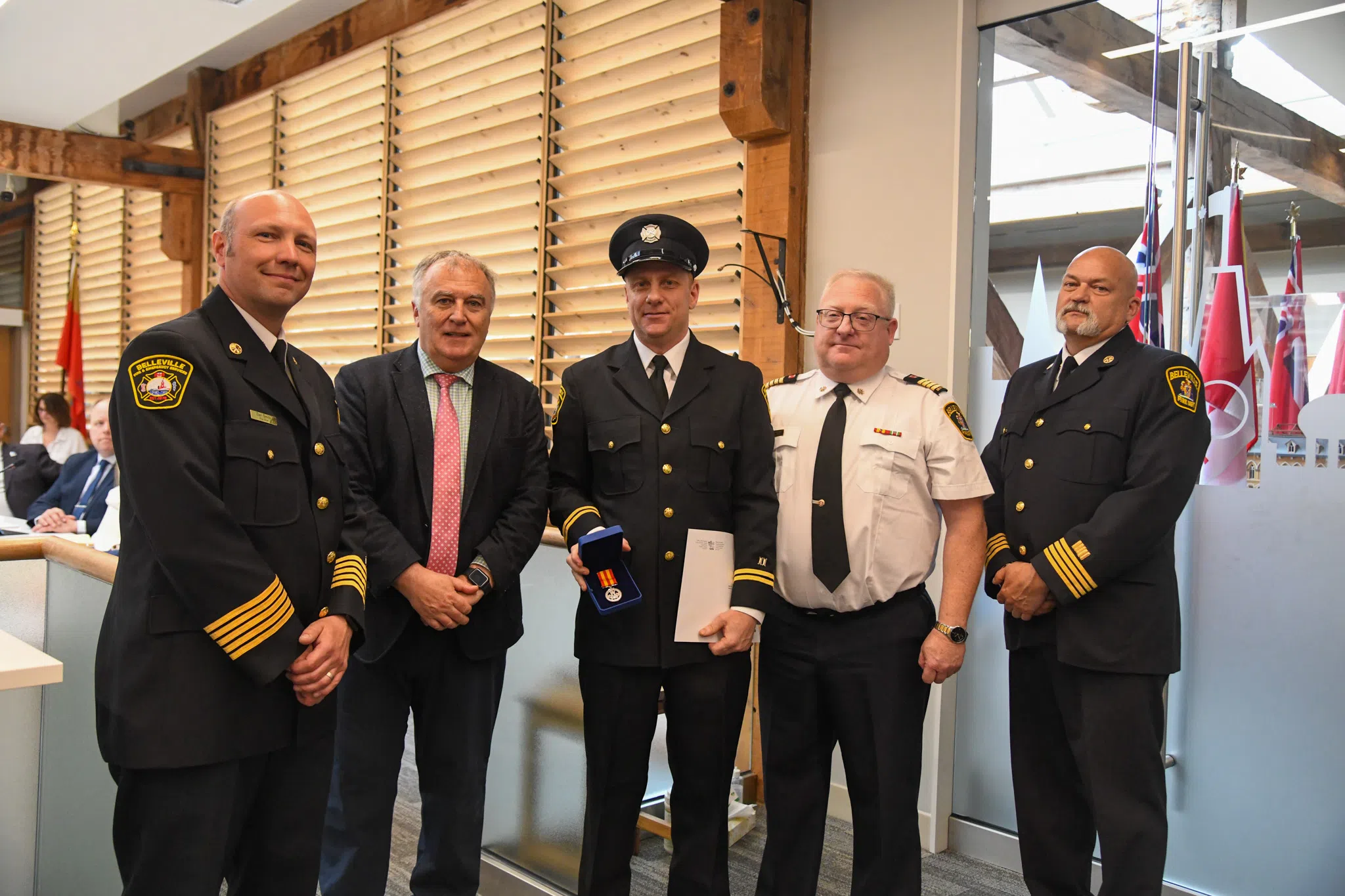 Firefighters acknowledged for years of service