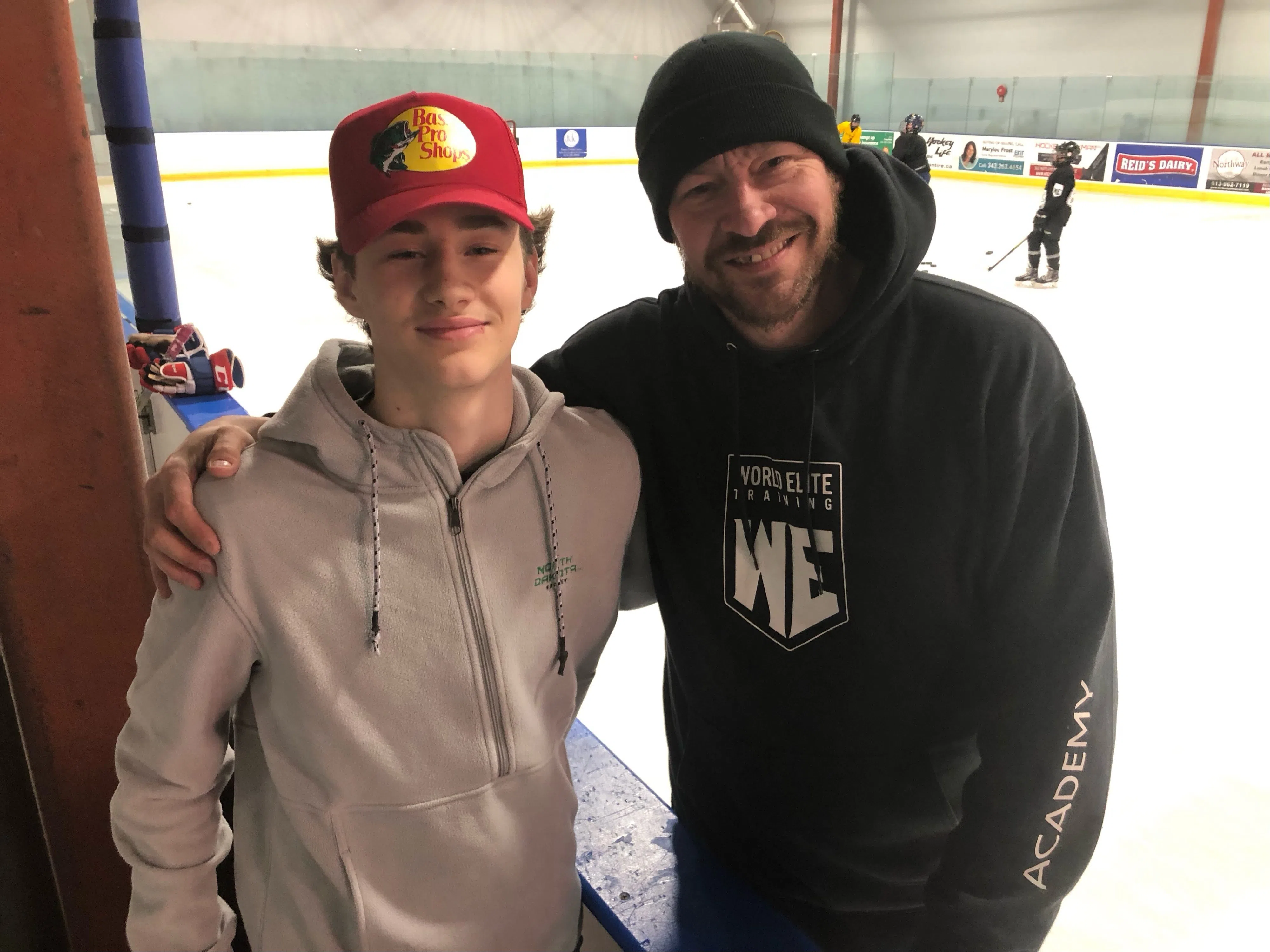 Belleville teen and father making hockey history