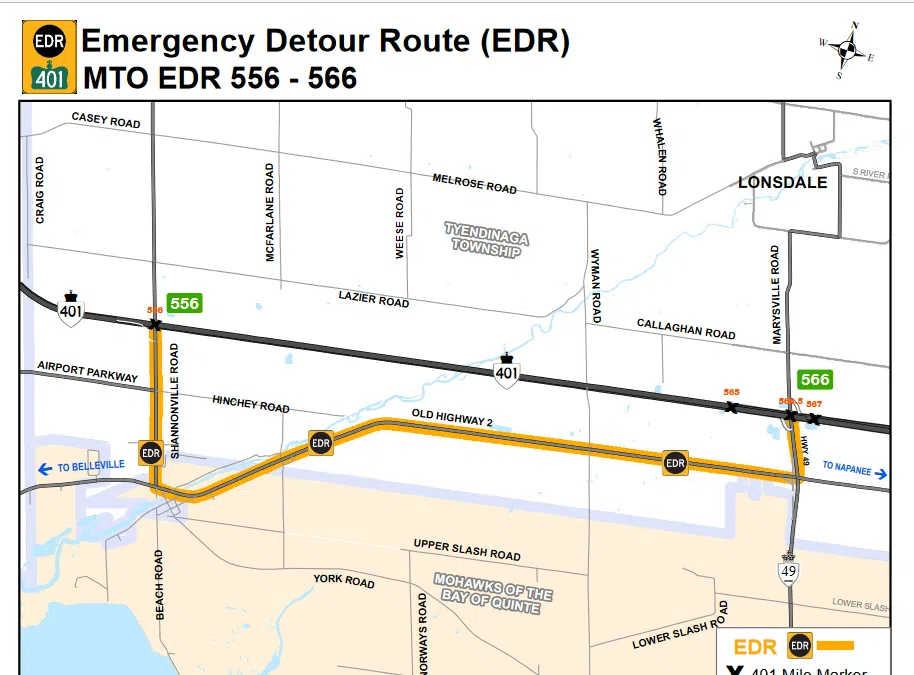 Tyendinaga Township Reveals New Emergency Detour Route Quinte News