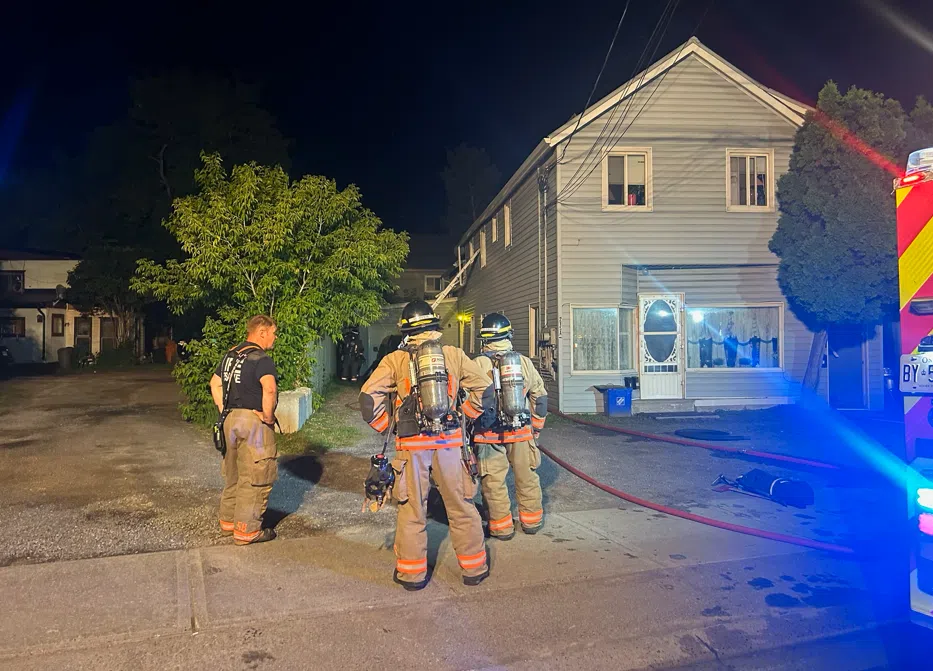 Fire at Belleville apartment house