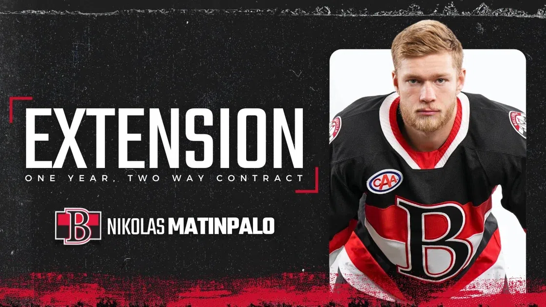 Defenceman Nikolas Matinpalo signs one-year, two-way contract extension with Senators