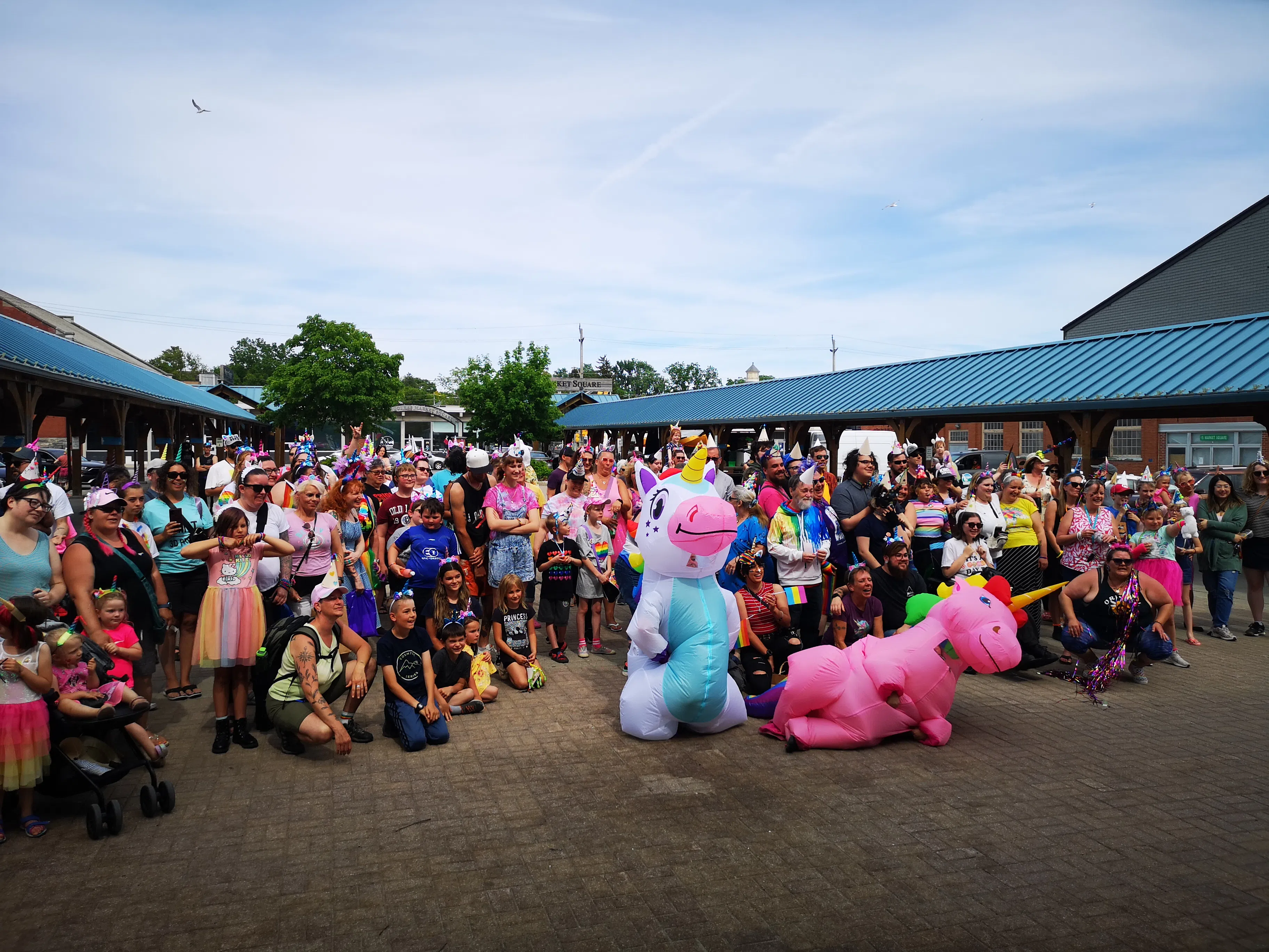 Unicorn Party takes over Market Square