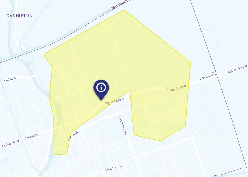 UPDATE: Power partially restored in Belleville's east end