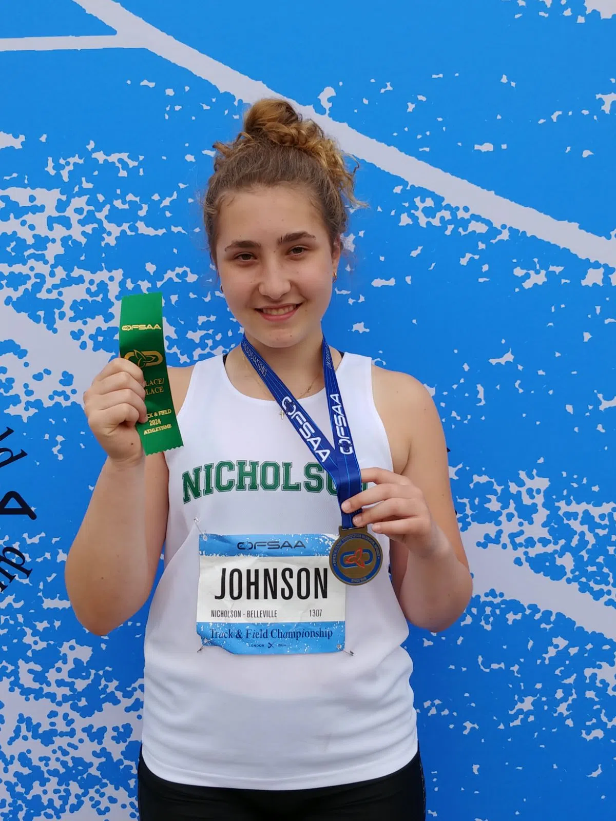 Johnson golden at OFSAA Track & Field