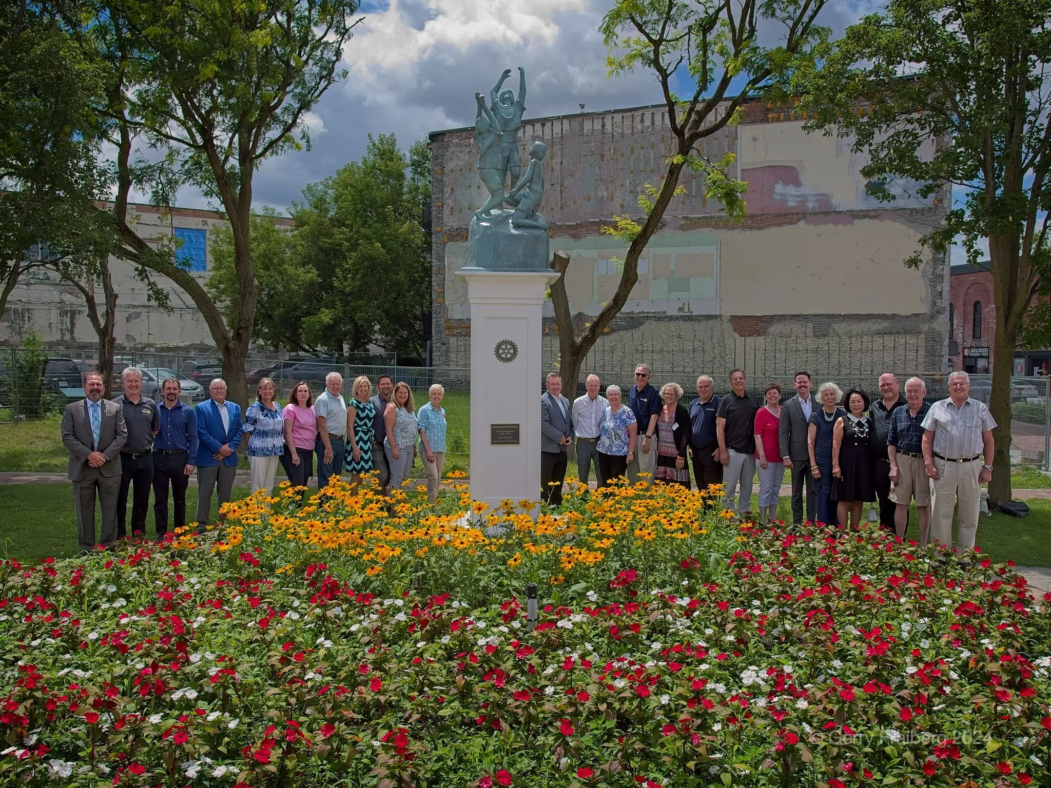 Rotary restores statue in Downtown District