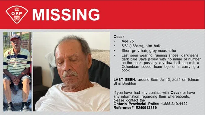 OPP seeks missing person in Brighton